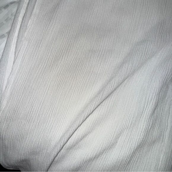 Shade and Shore White Wide Leg pants cover up with side slits at hem- XS - Picture 10 of 10